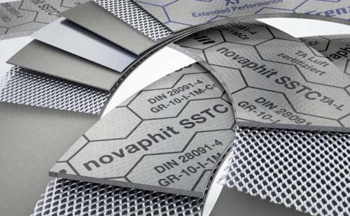 novaphit® -tuoteperhe kattaa valikoiman korkealaatuisia, paisutetusta grafiitista valmistettuja tasotiivistemateriaaleja.