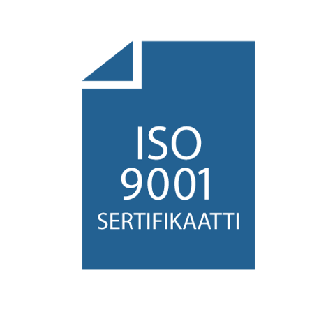 ISO9001-laatusertifikaatti.