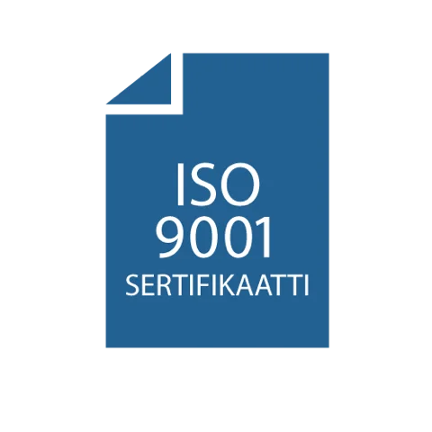 ISO9001-laatusertifikaatti.