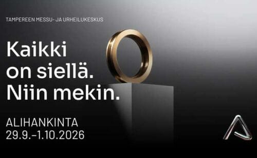 Alihankinta-messut Tampereella 29.9.-1.10.2026.