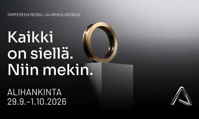 Alihankinta-messut Tampereella 29.9.-1.10.2026.